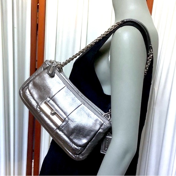 Coach Kristin NEW Chain Willow 16818 Leather - Picture 16 of 17